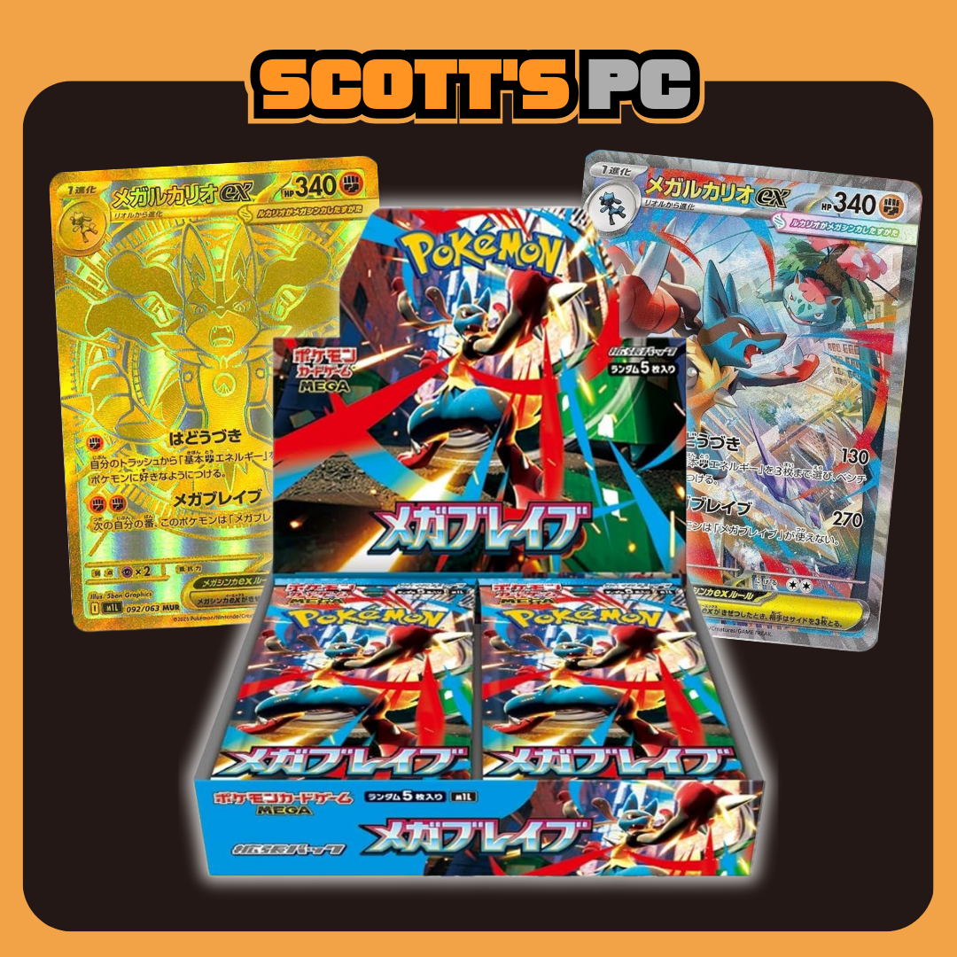 mega brave and mega symphonia booster box MEGA BRAVE & MEGA SYMPHONIA BOOSTER BOX BUNDLE – Poke Guru Trading Cards main image 1