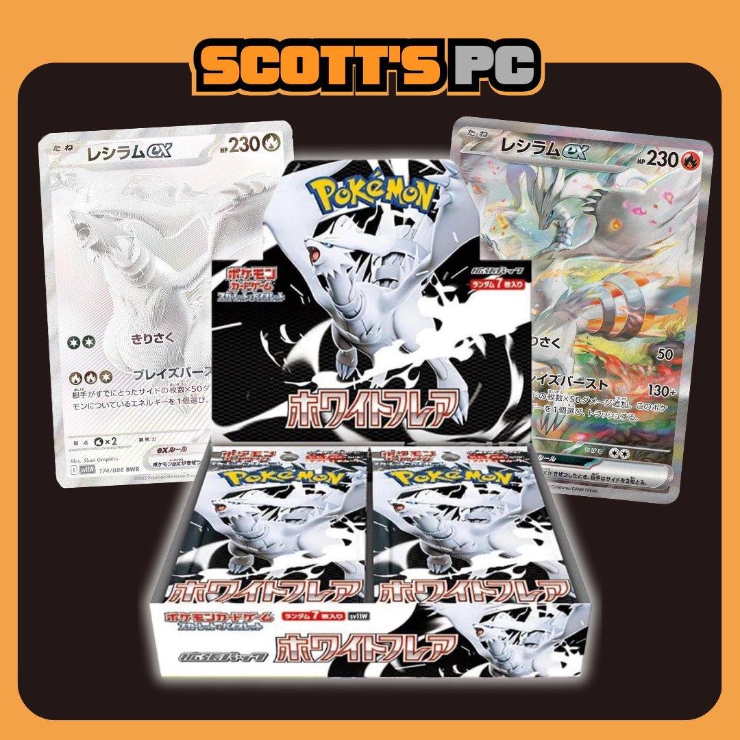 Japanese Black Bolt & White Flare – Scott's PC