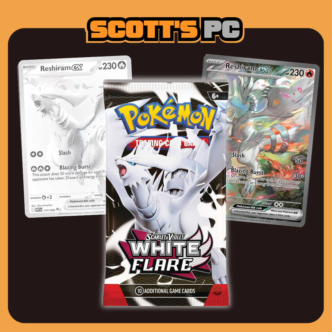 pokemon white flare and black bolt booster box Black Bolt & White Flare – Scott's PC