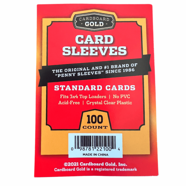 Cardboard Gold Sleeves (100ct)